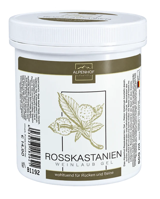 Гел с див кестен и лозови листа, 500 ml